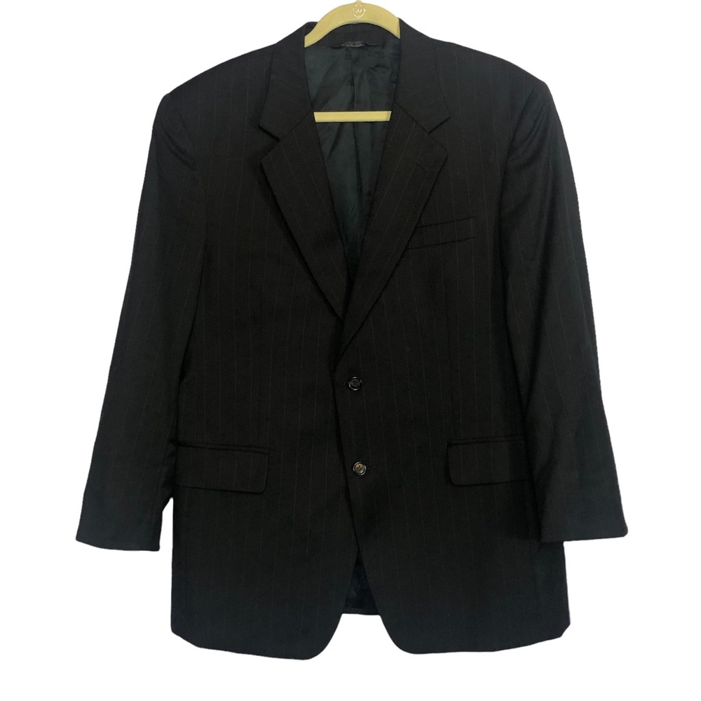 Jos A Bank Mens Black Blazer size 43 - Picture 1 of 14
